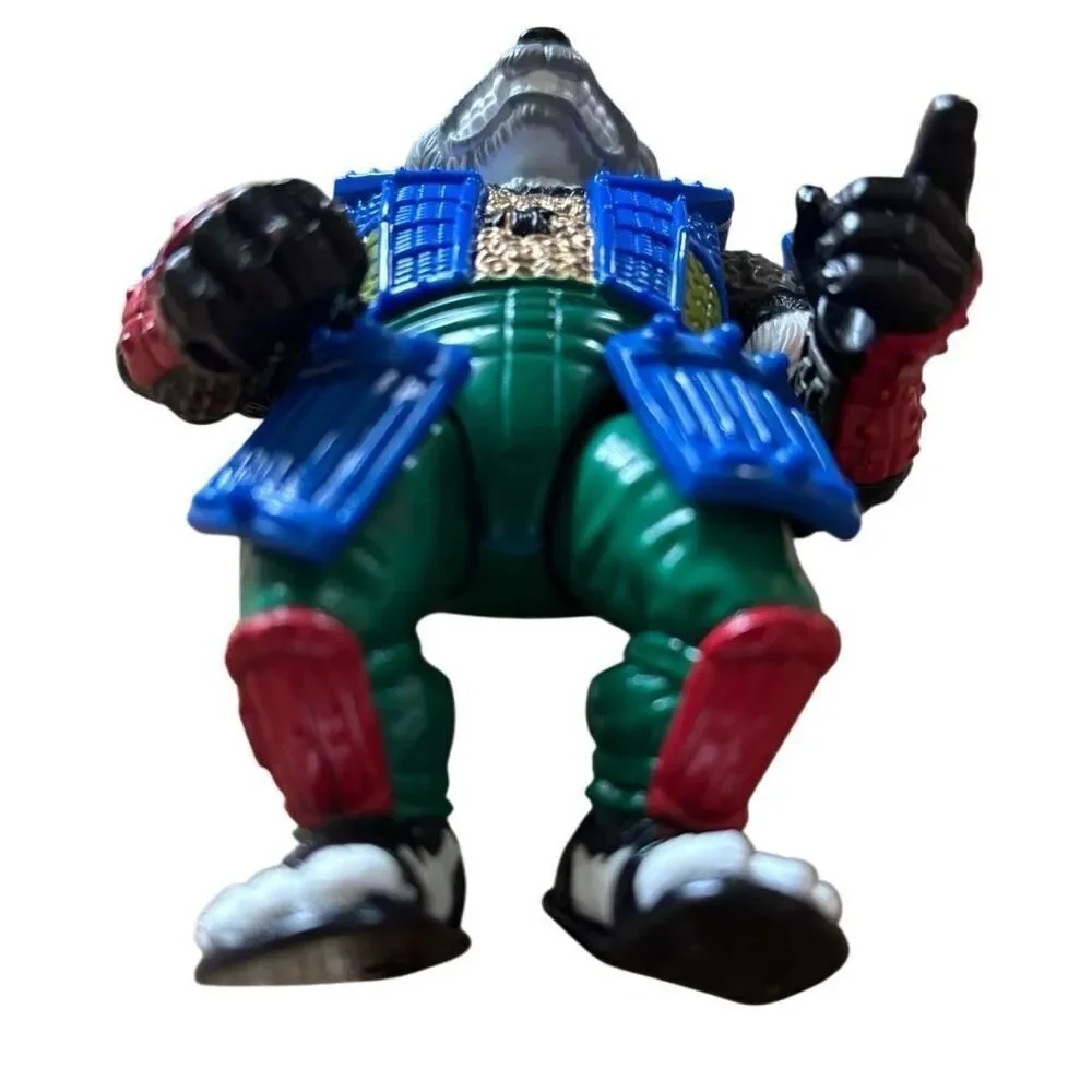 Teenage Mutant Ninja Turtles Panda Kahn 1990 Vintage Action Figure & Acc.